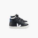 ESPLAR MID FURED LEATHER BLACK WHITE — 1