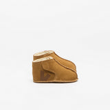 ORSO FURED SUEDE CAMEL COGNAC — 1