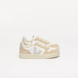 V-10 LEATHER WHITE NATURAL ALMOND — 1