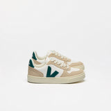 V-10 LEATHER WHITE BRITTANY ALMOND — 1