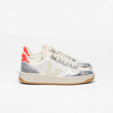 V-10 LEATHER WHITE PIERRE SILVER — 1
