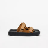 ARPOADOR SUEDE VEJA X HOMECORE COGNAC TENT BLACK — 1