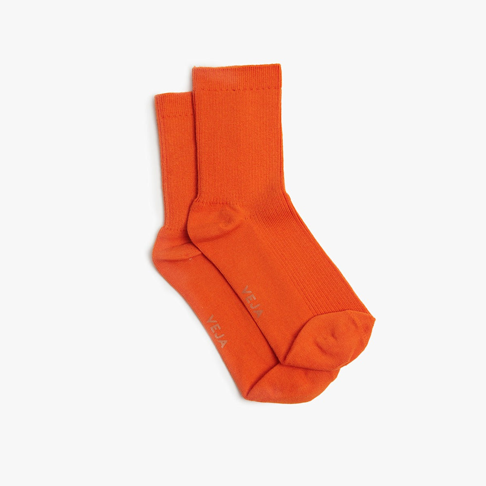 EVERYDAY SOCKS COTTON JAFFA ORANGE — 1