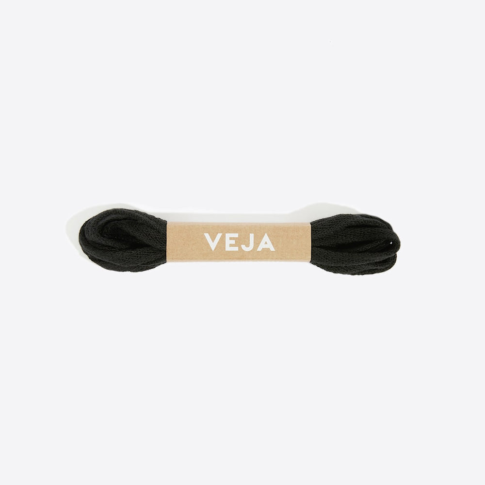 LACES ORGANIC COTTON BLACK — 1