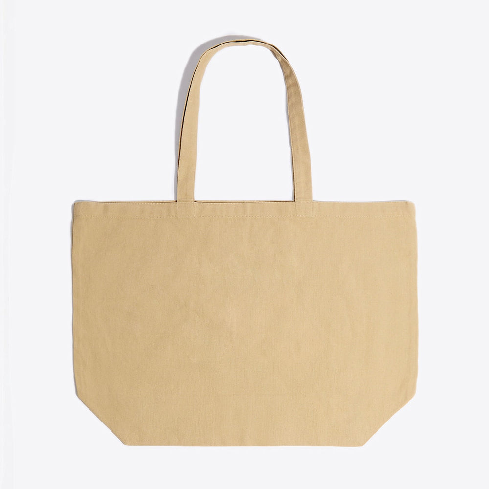TOTE BAG COTTON ALMOND — 2