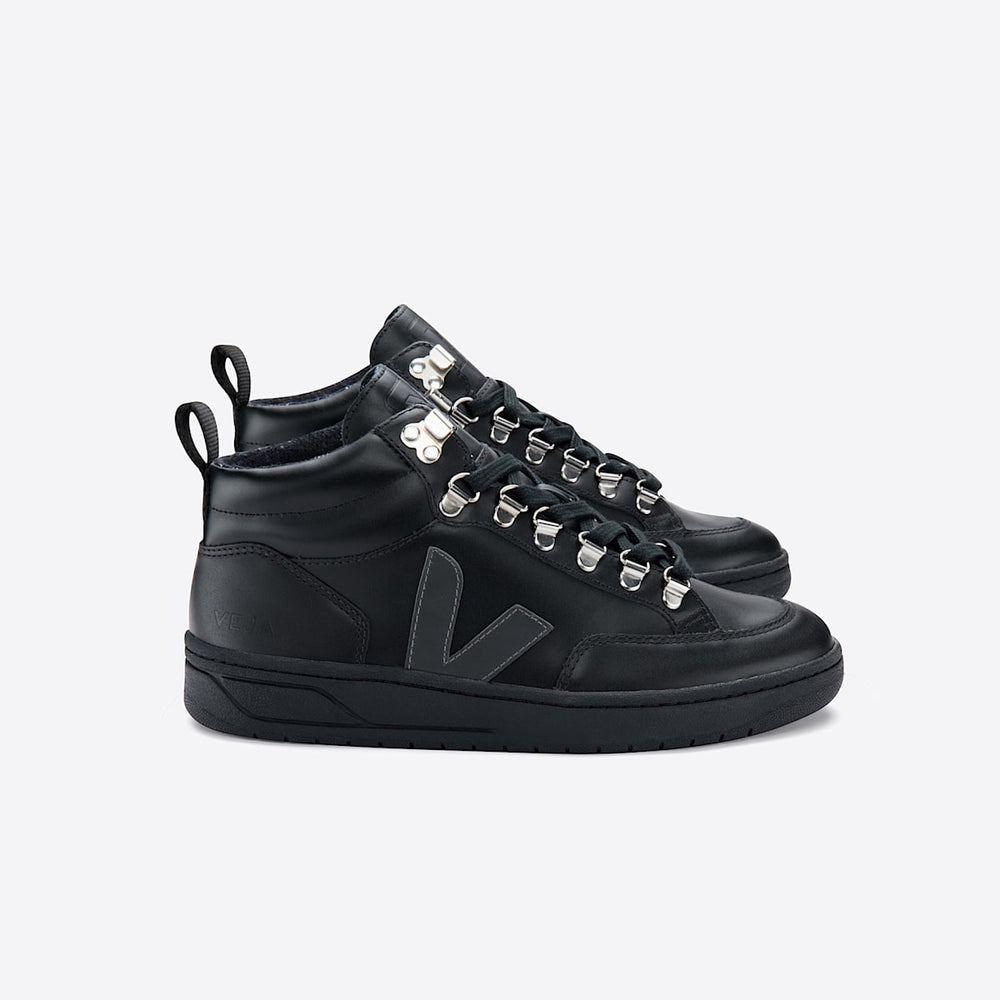 RORAIMA LEATHER BLACK GRAFITE BLACK SOLE — 1