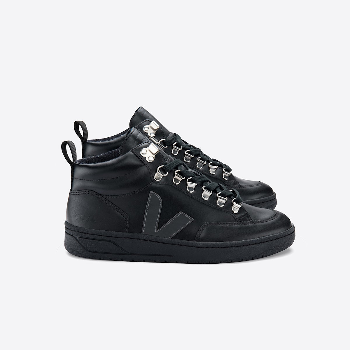RORAIMA LEATHER BLACK GRAFITE BLACK SOLE — 1