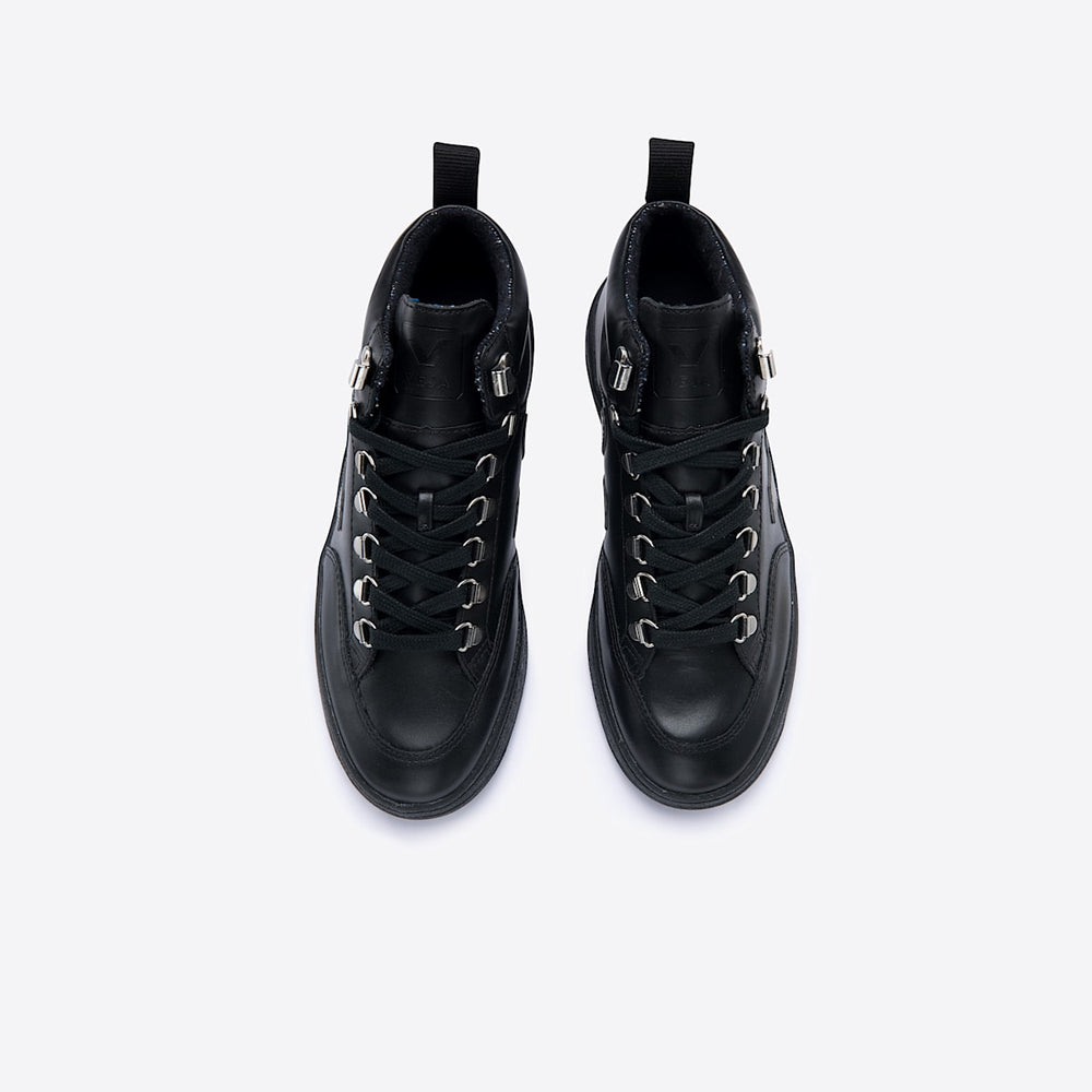 RORAIMA LEATHER BLACK GRAFITE BLACK SOLE — 2