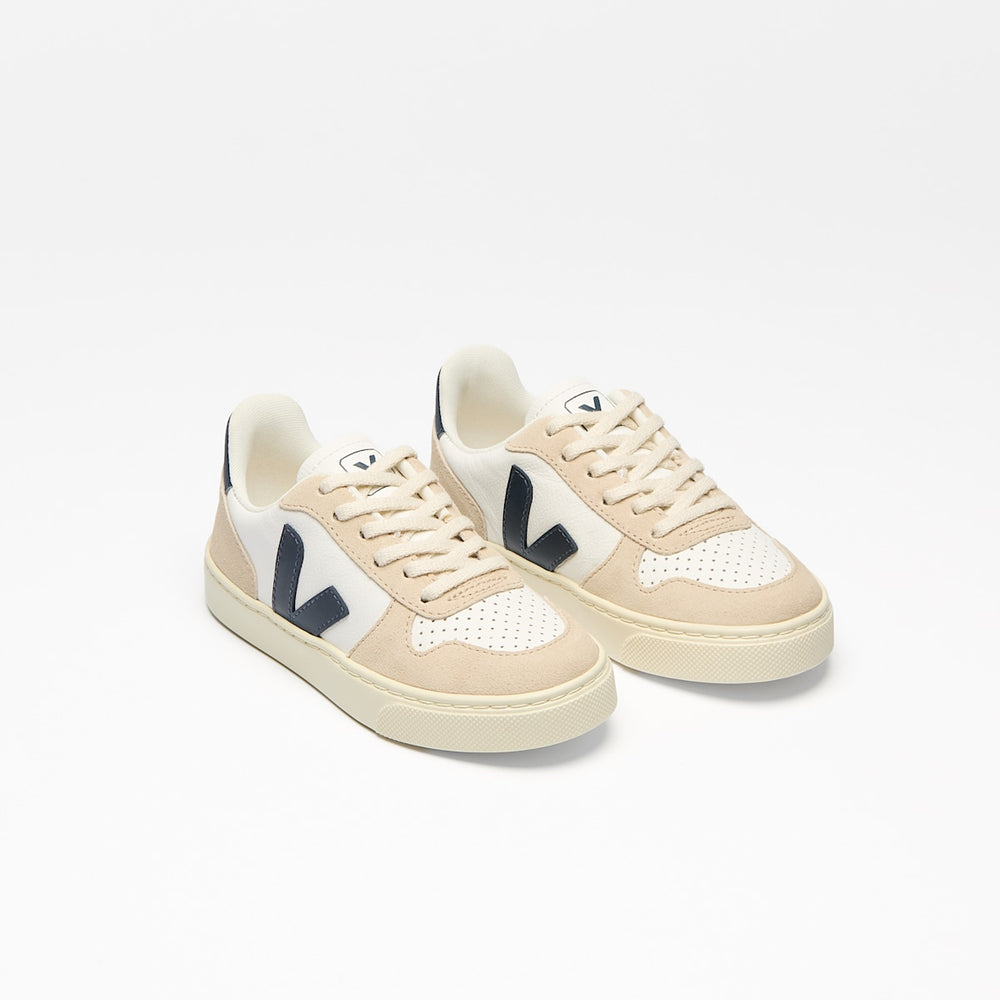 V-10 LEATHER WHITE NAUTICO ALMOND — 2
