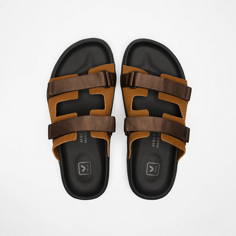 ARPOADOR SUEDE COGNAC EAGLE BLACK — 2