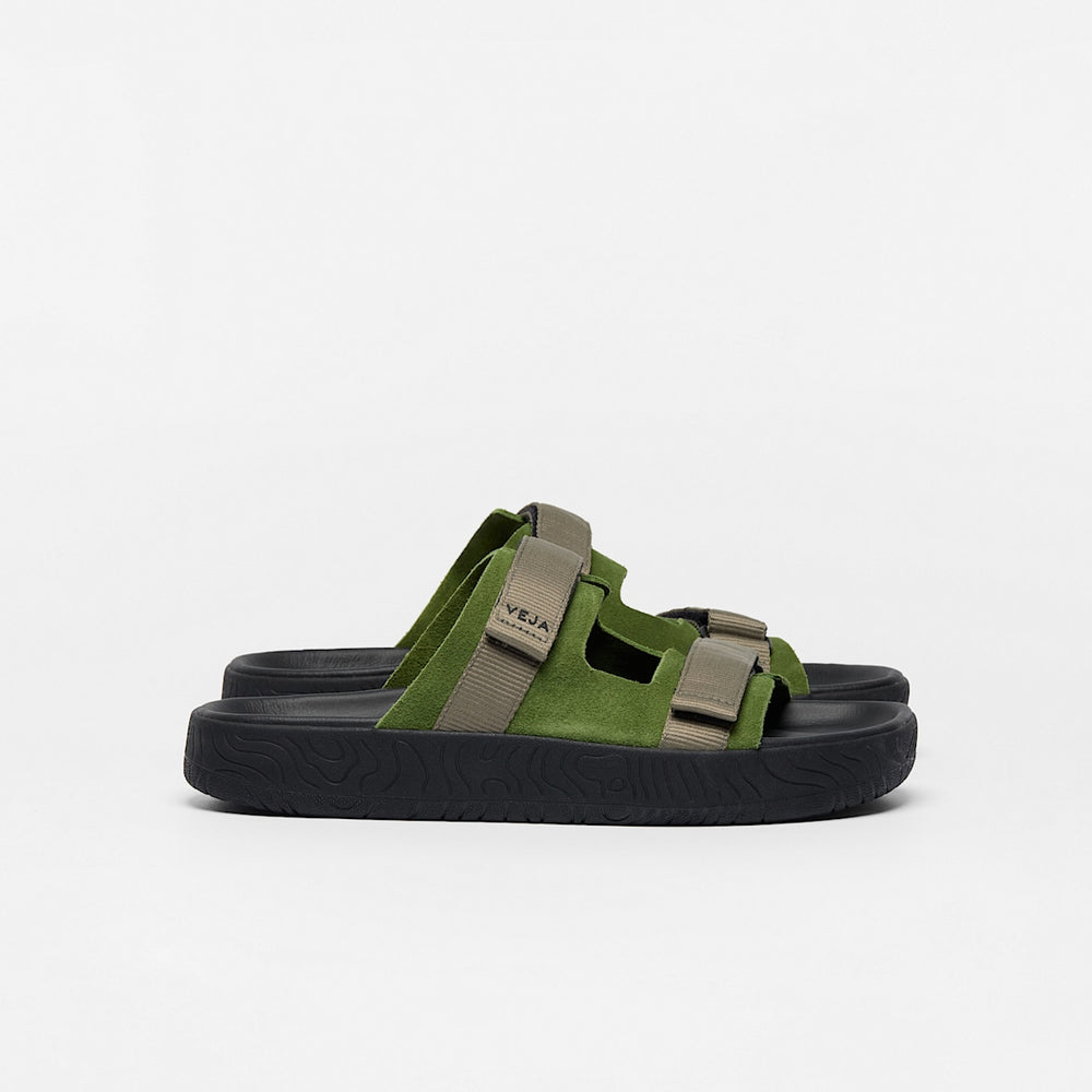 ARPOADOR SUEDE MILITAR KAKI BLACK — 1