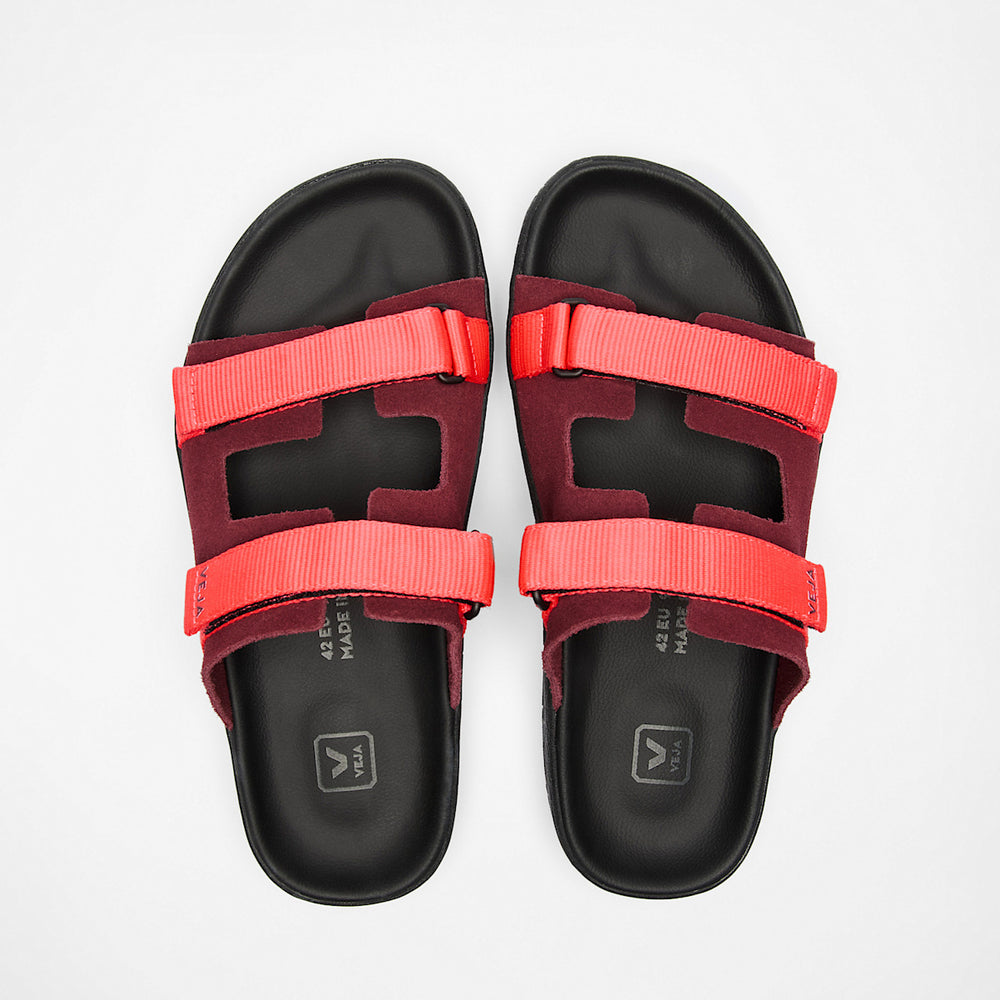 ARPOADOR SUEDE AMARANTE ROSE FLUO BLACK — 2