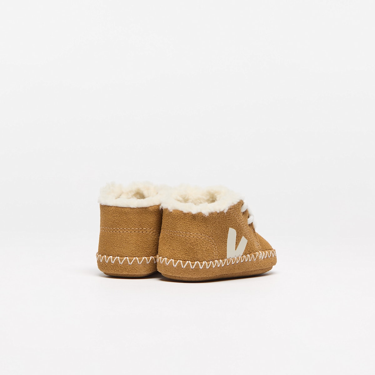 BABY FURED SUEDE CAMEL PIERRE — 3