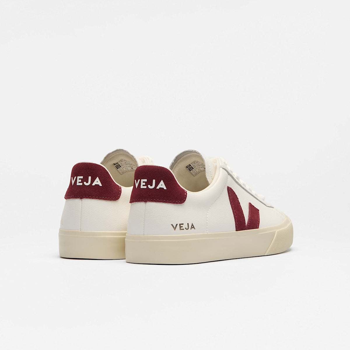 CAMPO LEATHER WHITE GRENAT — 3