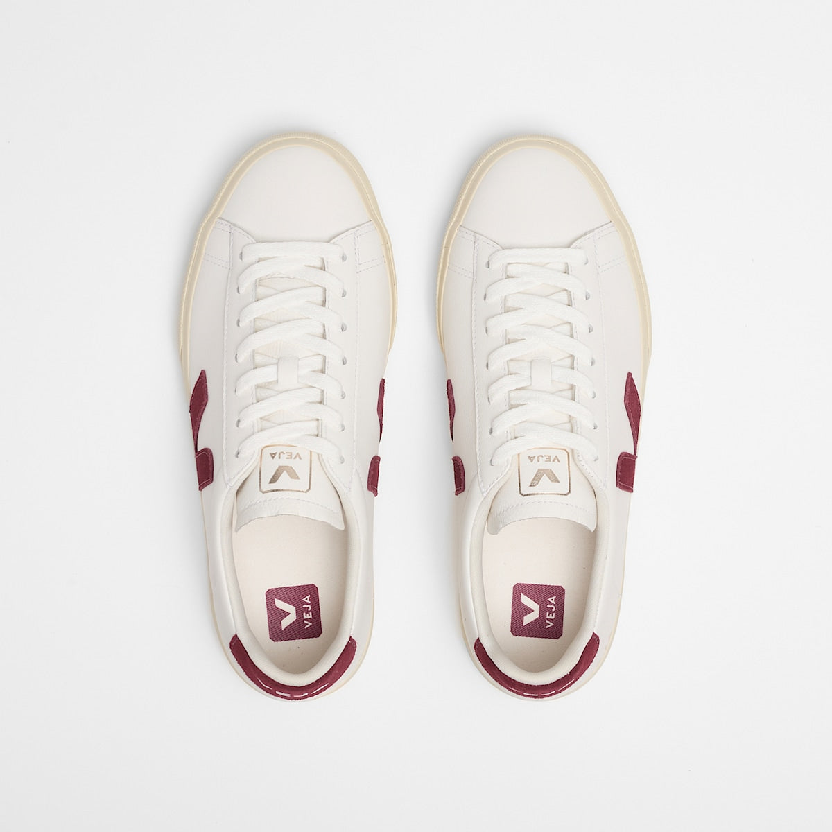 CAMPO LEATHER WHITE GRENAT — 4