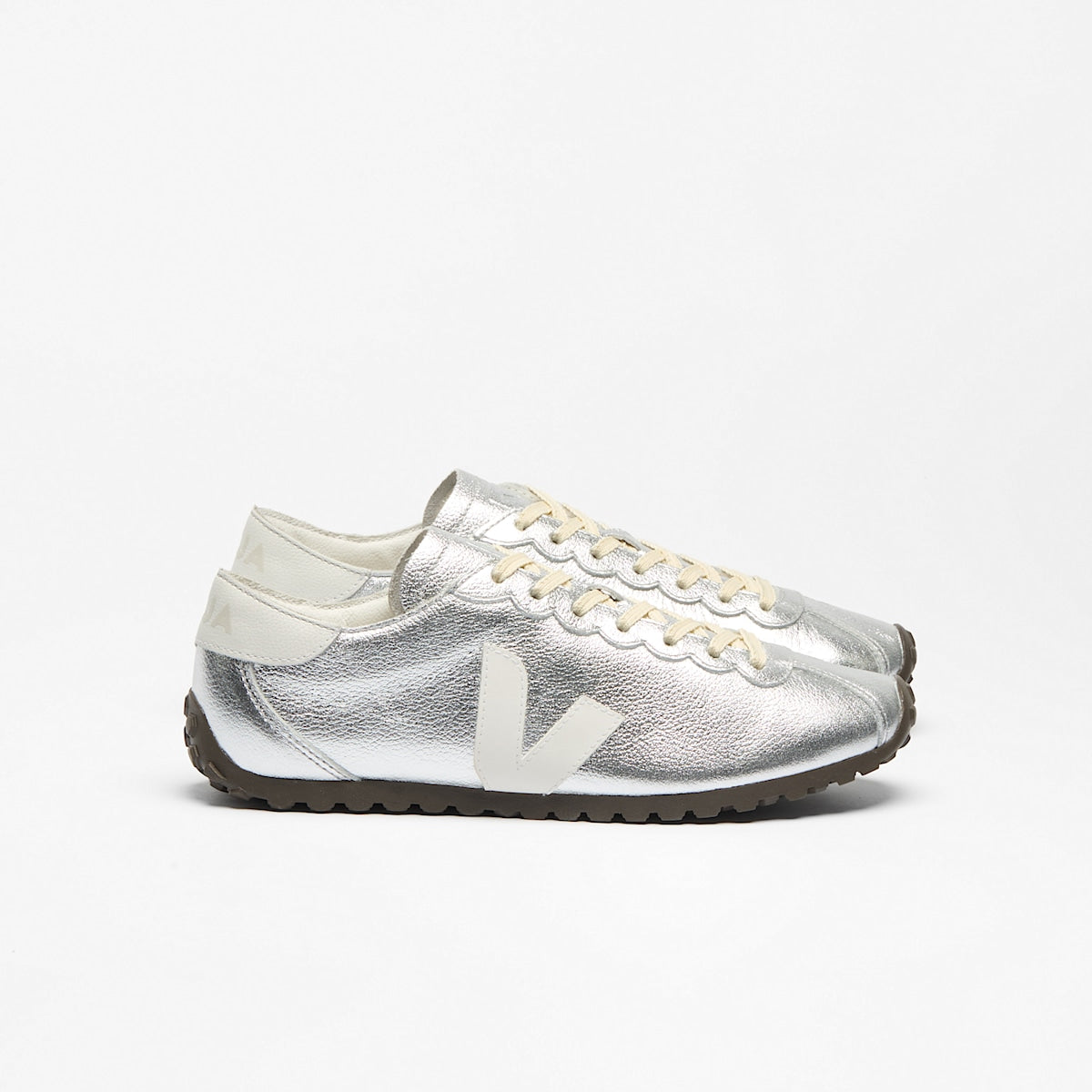 CATEYES LEATHER SILVER WHITE — 1
