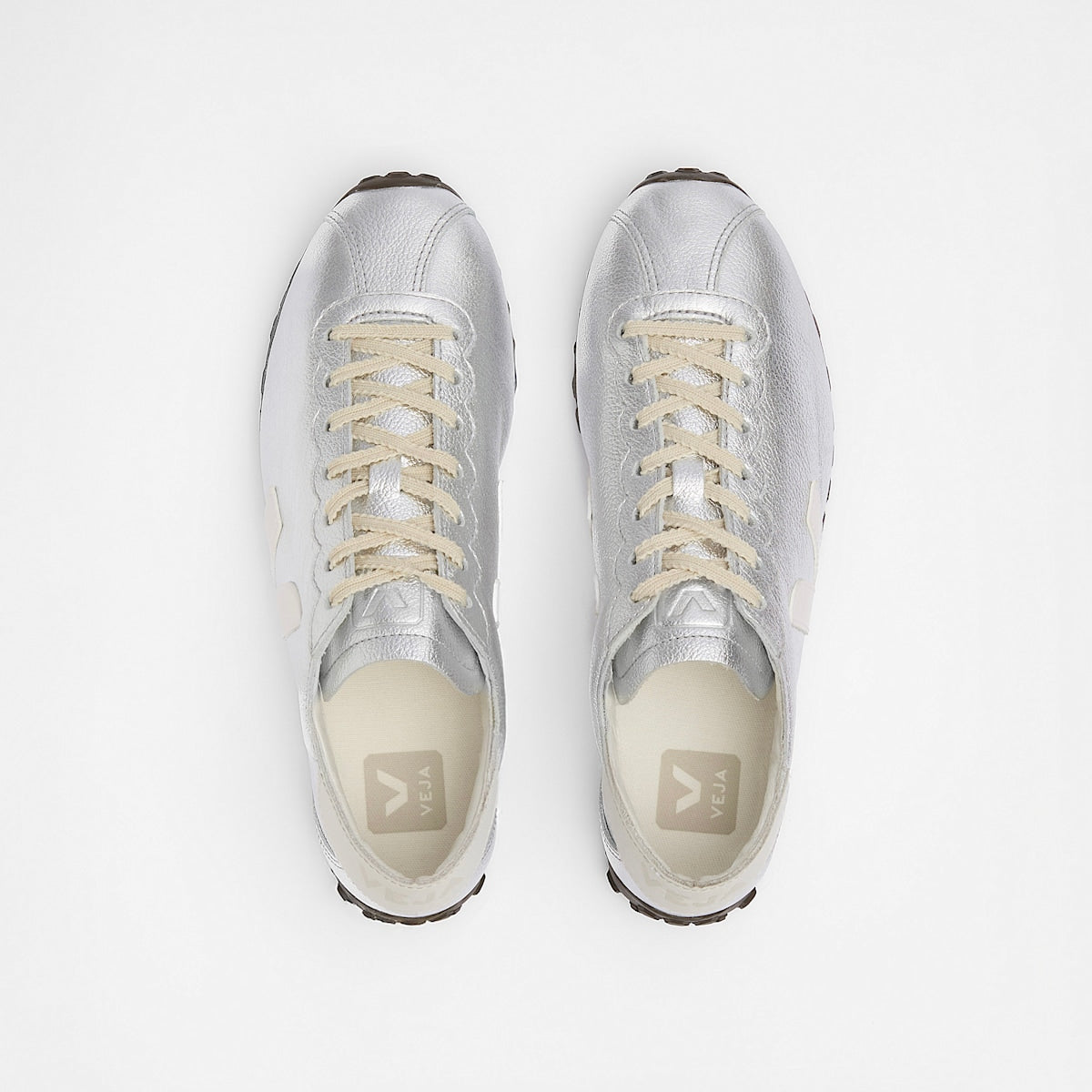 CATEYES LEATHER SILVER WHITE — 2