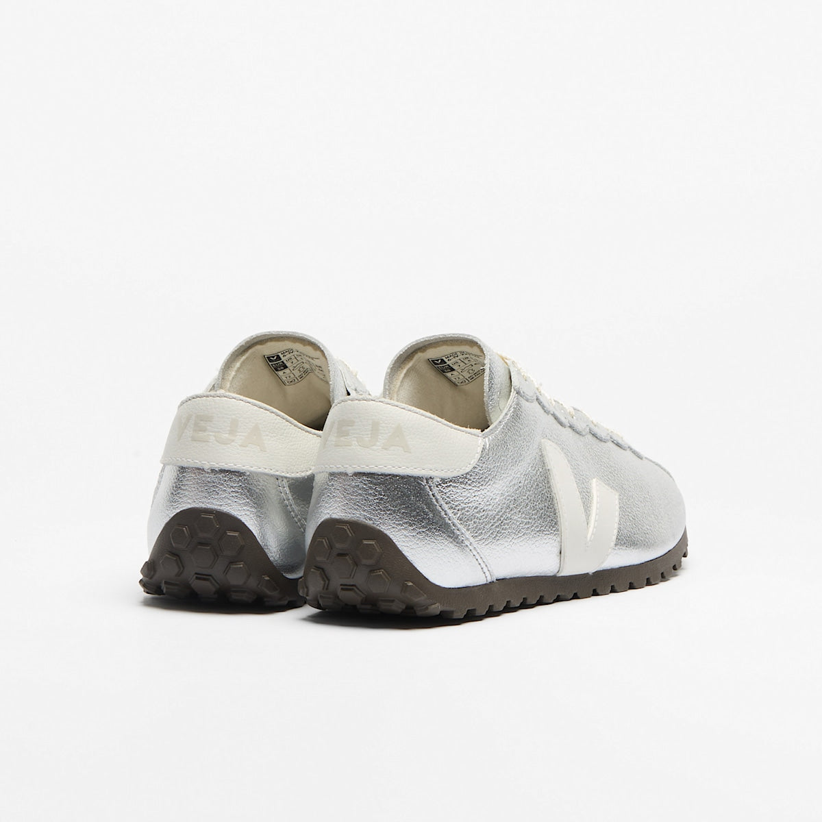 CATEYES LEATHER SILVER WHITE — 3
