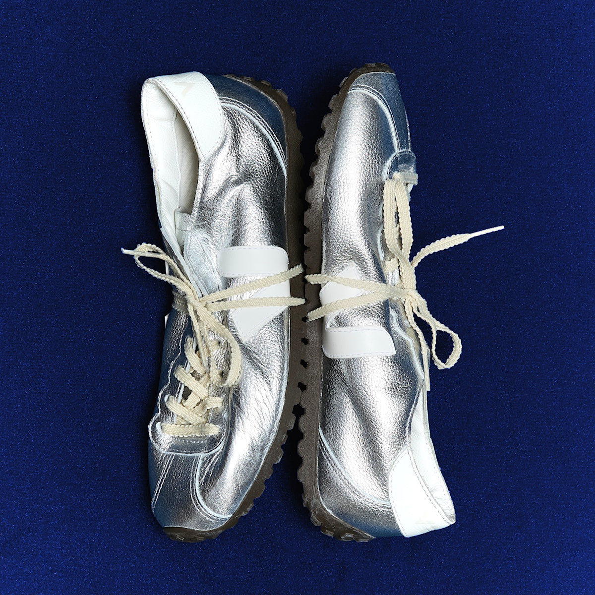 CATEYES LEATHER SILVER WHITE — 4