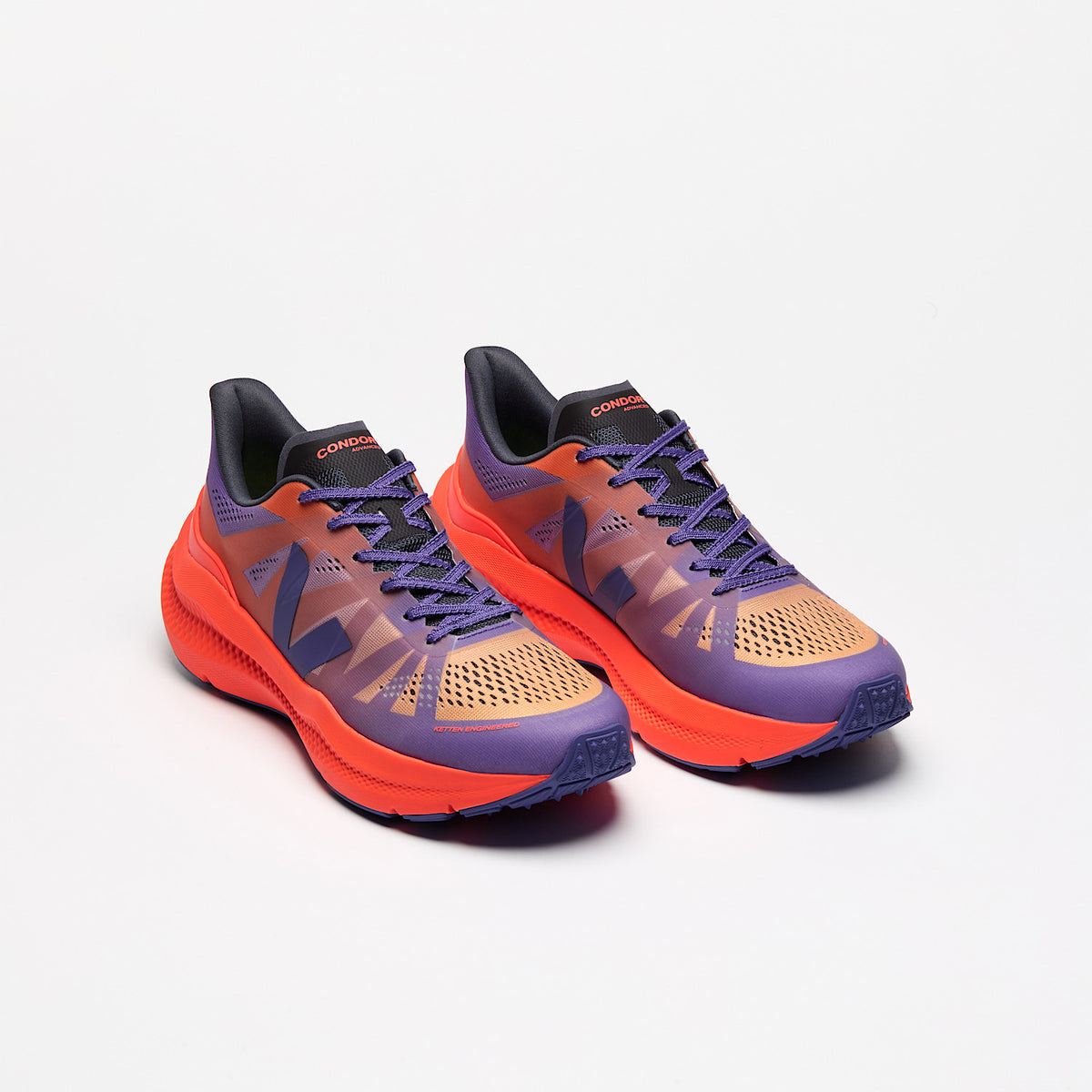 CONDOR 3 ADVANCED ENGINEERED-MESH GRADIENT PURPLE ORANGE — 2
