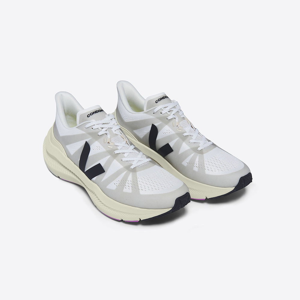CONDOR 3 ENGINEERED-MESH WHITE BLACK — 2