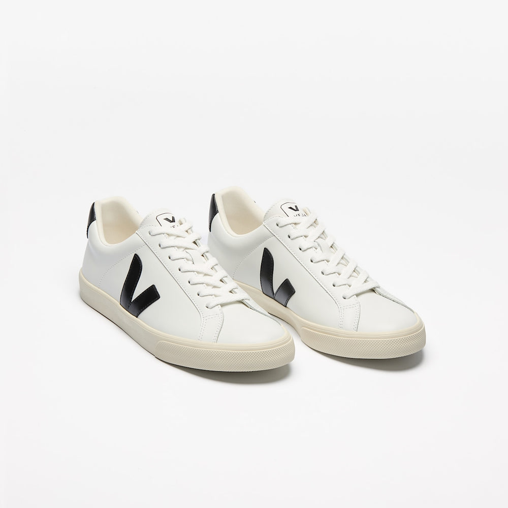 ESPLAR LEATHER WHITE BLACK — 2