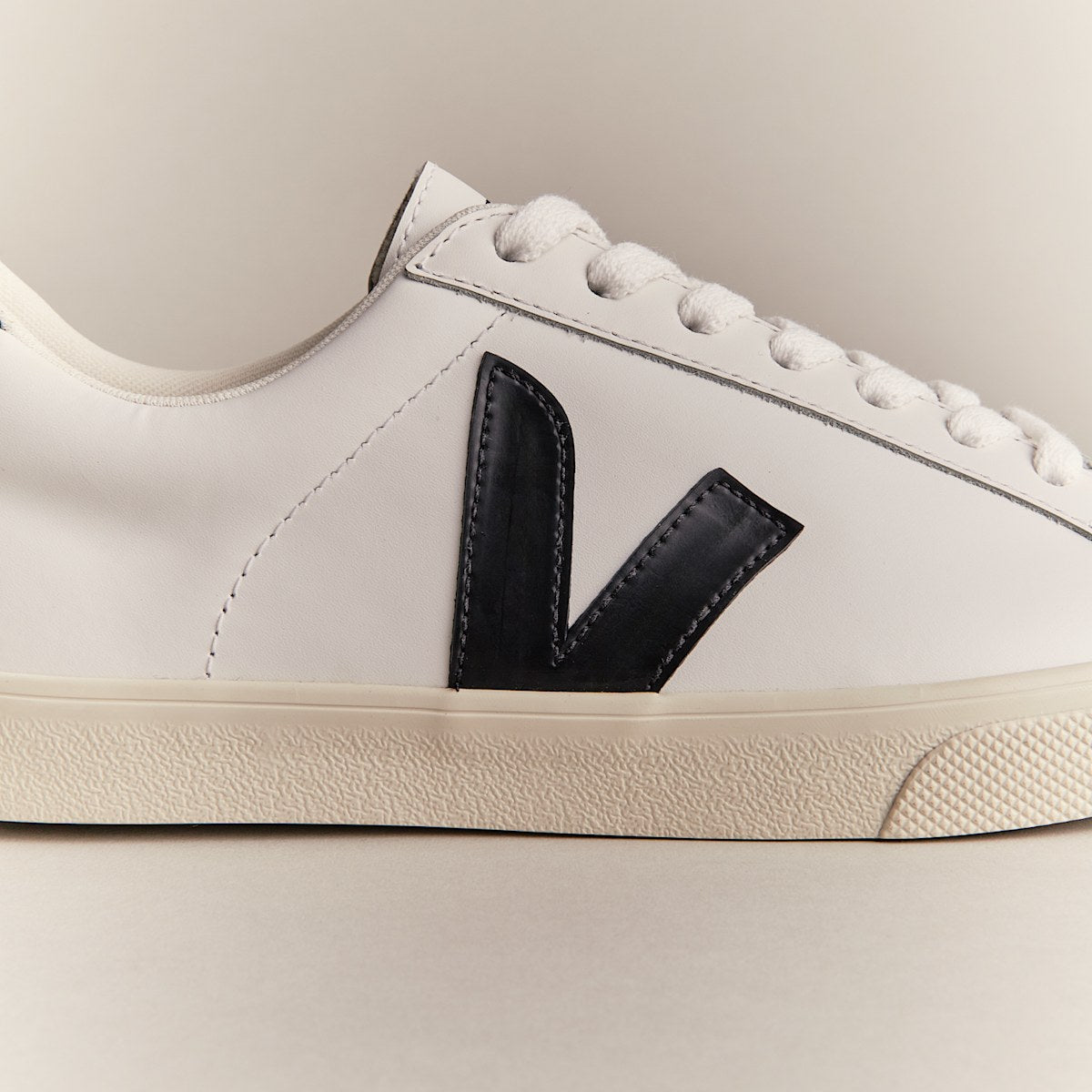 ESPLAR LEATHER WHITE BLACK — 4