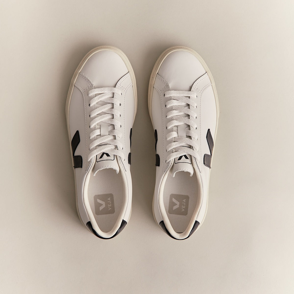 ESPLAR LEATHER WHITE BLACK — 6