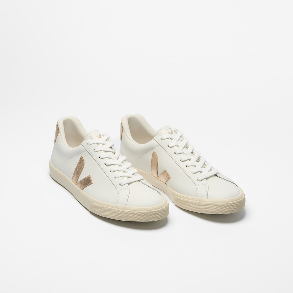 ESPLAR LEATHER WHITE PLATINE — 2