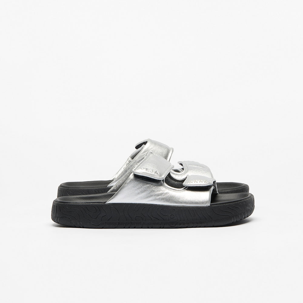 ETNA BOLD LEATHER SILVER — 1