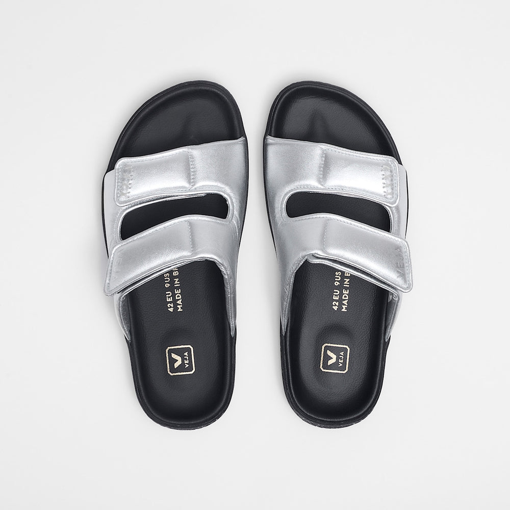 ETNA BOLD LEATHER SILVER — 2