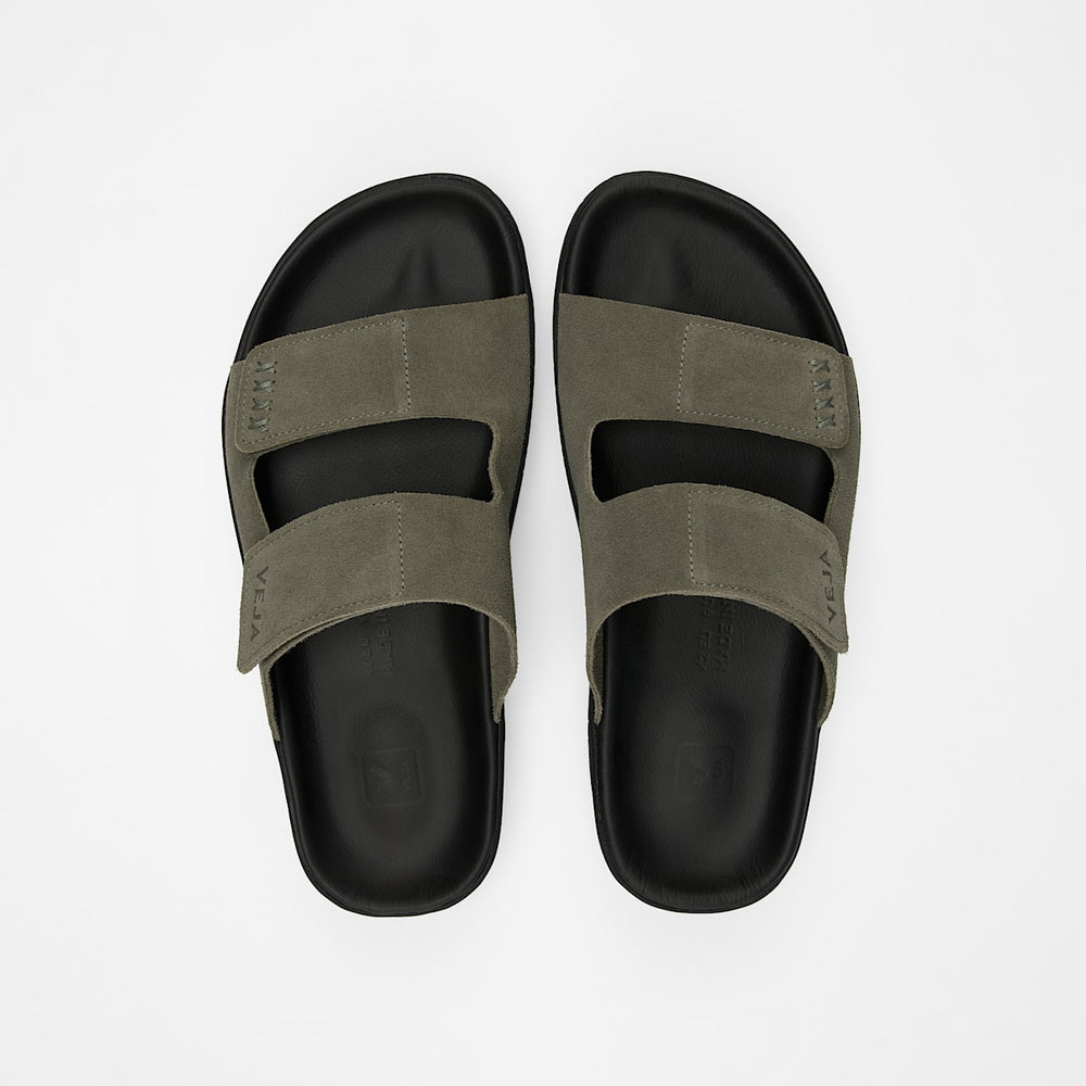 ETNA SUEDE KAKI BLACK — 2