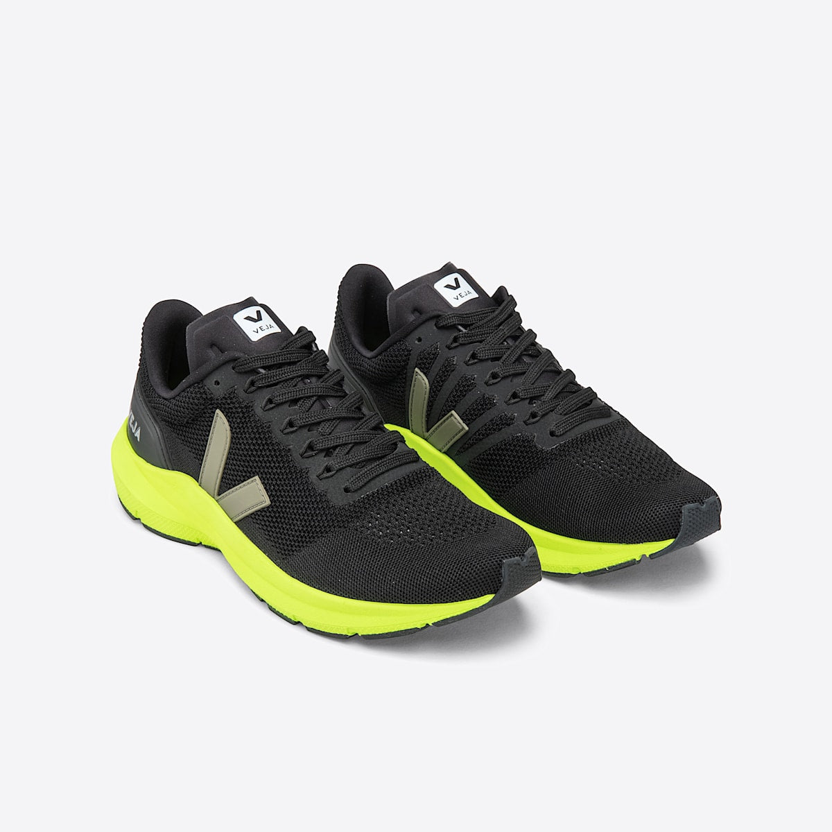 MARLIN V-KNIT BLACK KAKI JAUNE FLUO — 2