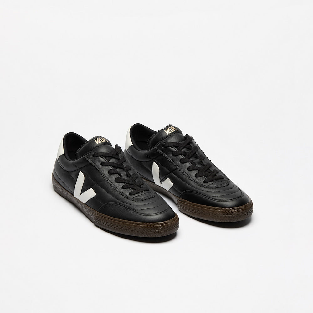 PANENKA LEATHER BLACK WHITE — 2