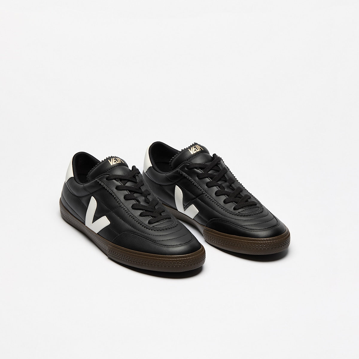 PANENKA LEATHER BLACK WHITE — 2