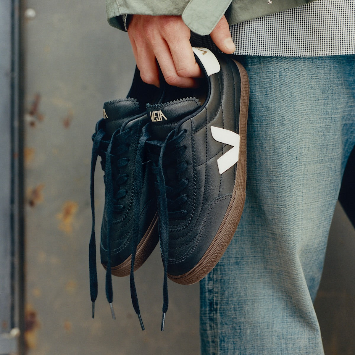 PANENKA LEATHER BLACK WHITE — 5