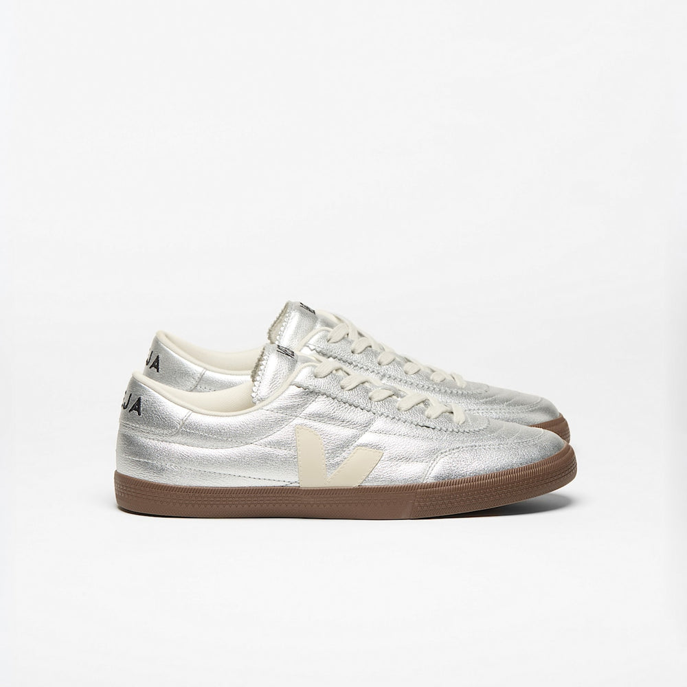 PANENKA LEATHER SILVER WHITE PIERRE BARK — 1