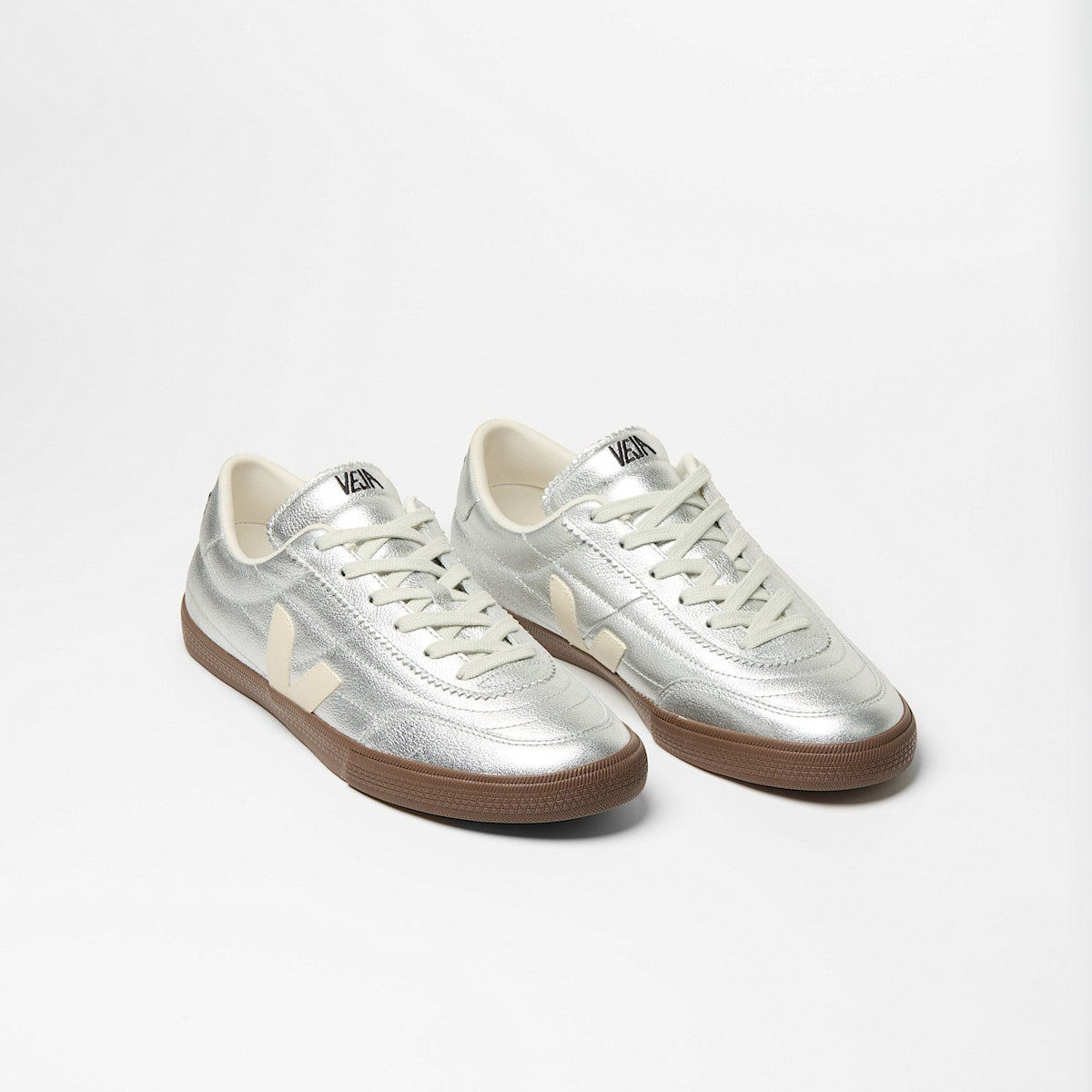PANENKA LEATHER SILVER WHITE PIERRE BARK — 2