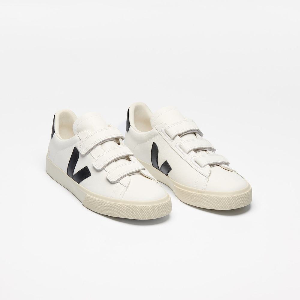 RECIFE LEATHER WHITE BLACK — 2