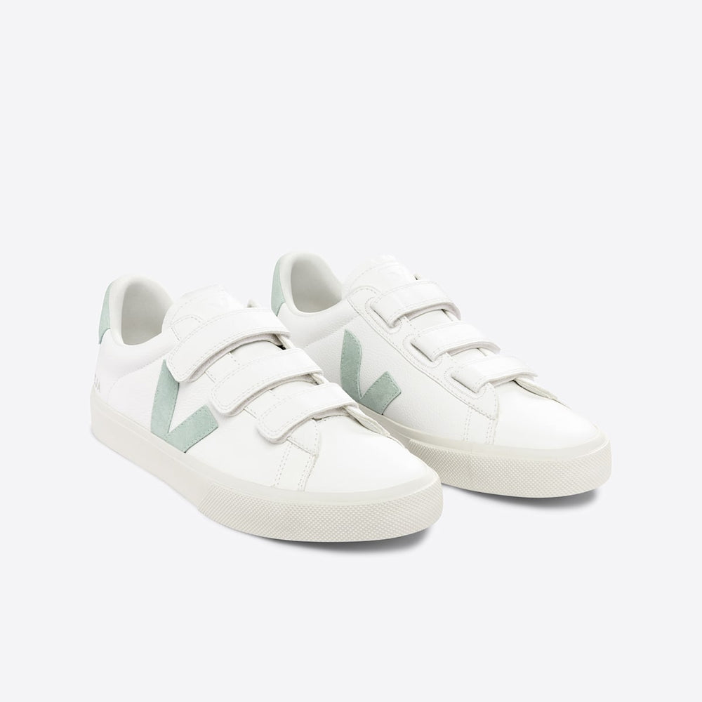 RECIFE LEATHER WHITE MATCHA — 2