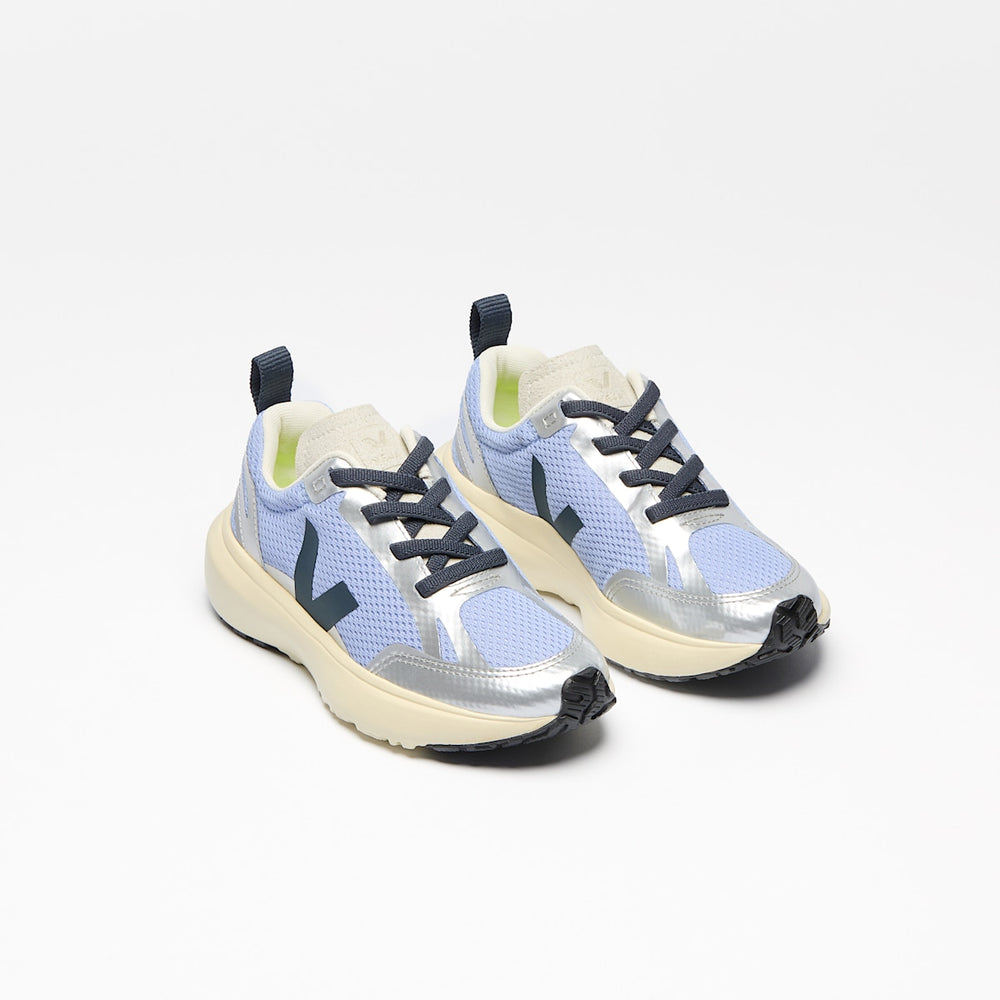 CANARY ELASTIC LACES ALVEOMESH OLYMPE NAUTICO SILVER — 2