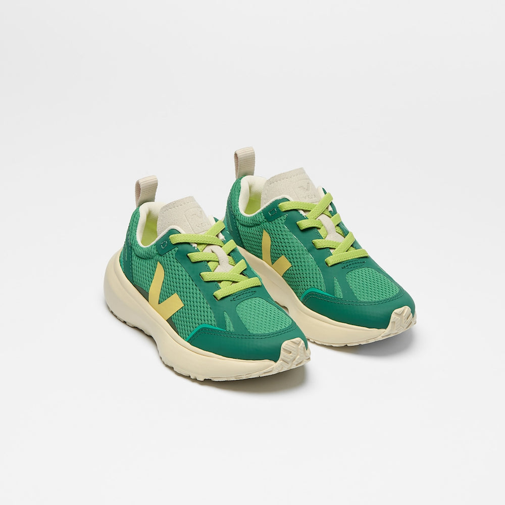 CANARY ELASTIC LACES ALVEOMESH EMERAUDE MIMOSA — 2
