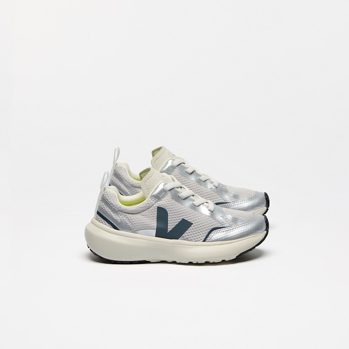 CANARY ELASTIC LACES ALVEOMESH GREY CALIFORNIA — 1