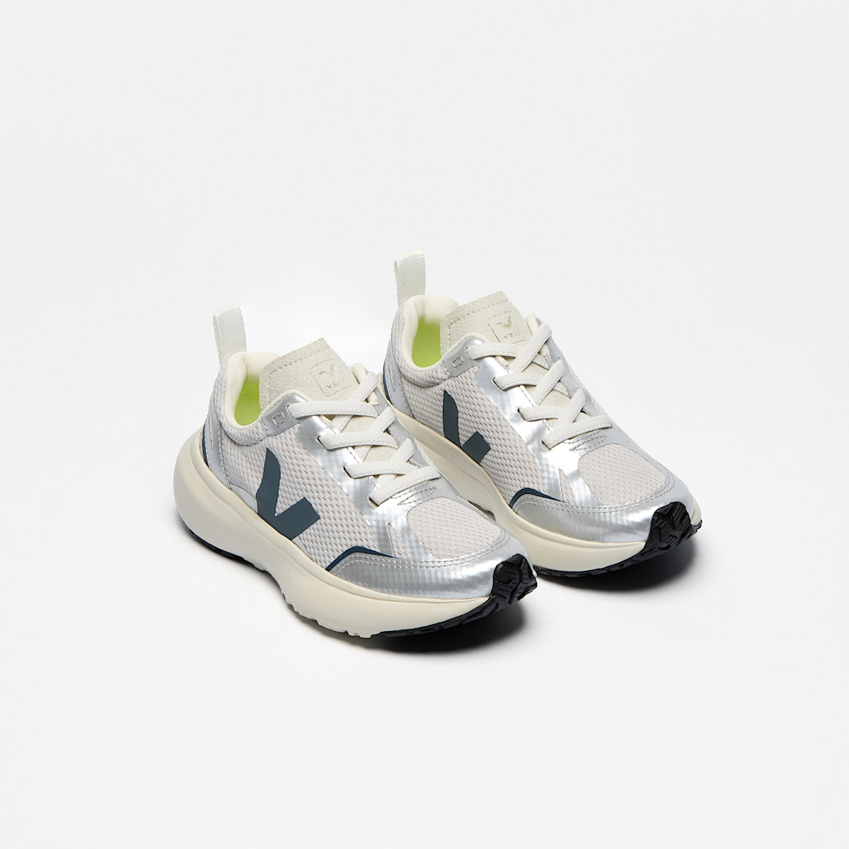 CANARY ELASTIC LACES ALVEOMESH GREY CALIFORNIA — 2