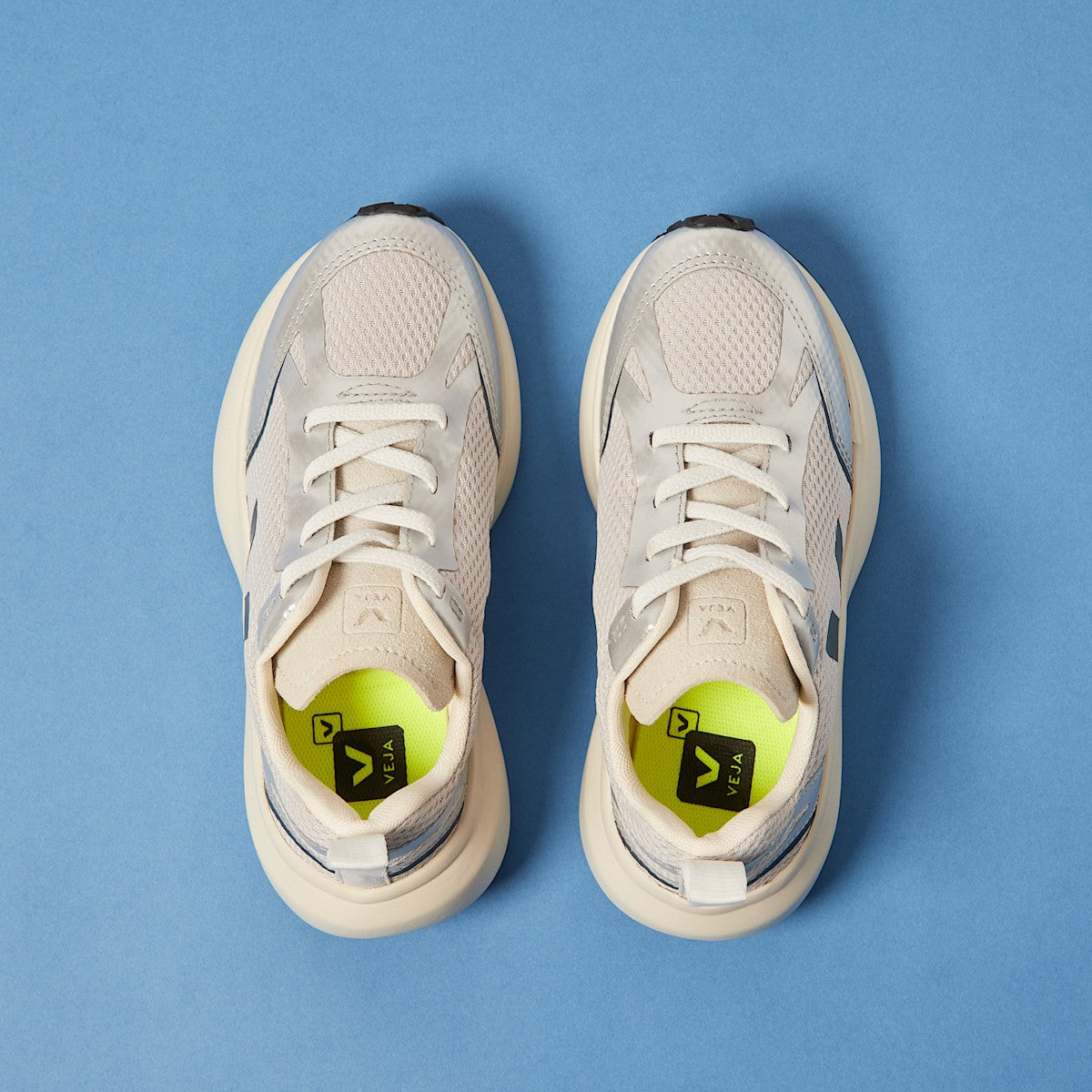CANARY ELASTIC LACES ALVEOMESH GREY CALIFORNIA — 5
