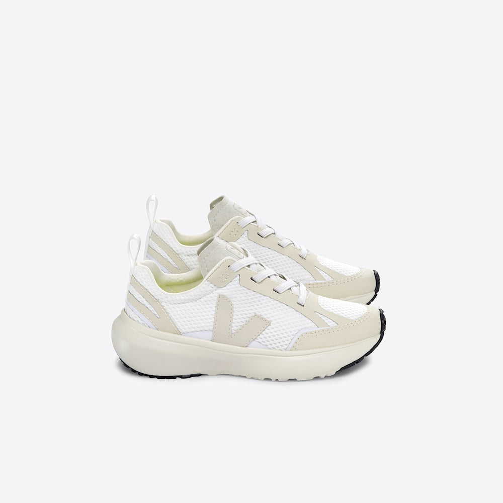 CANARY ELASTIC LACES ALVEOMESH WHITE PIERRE — 1