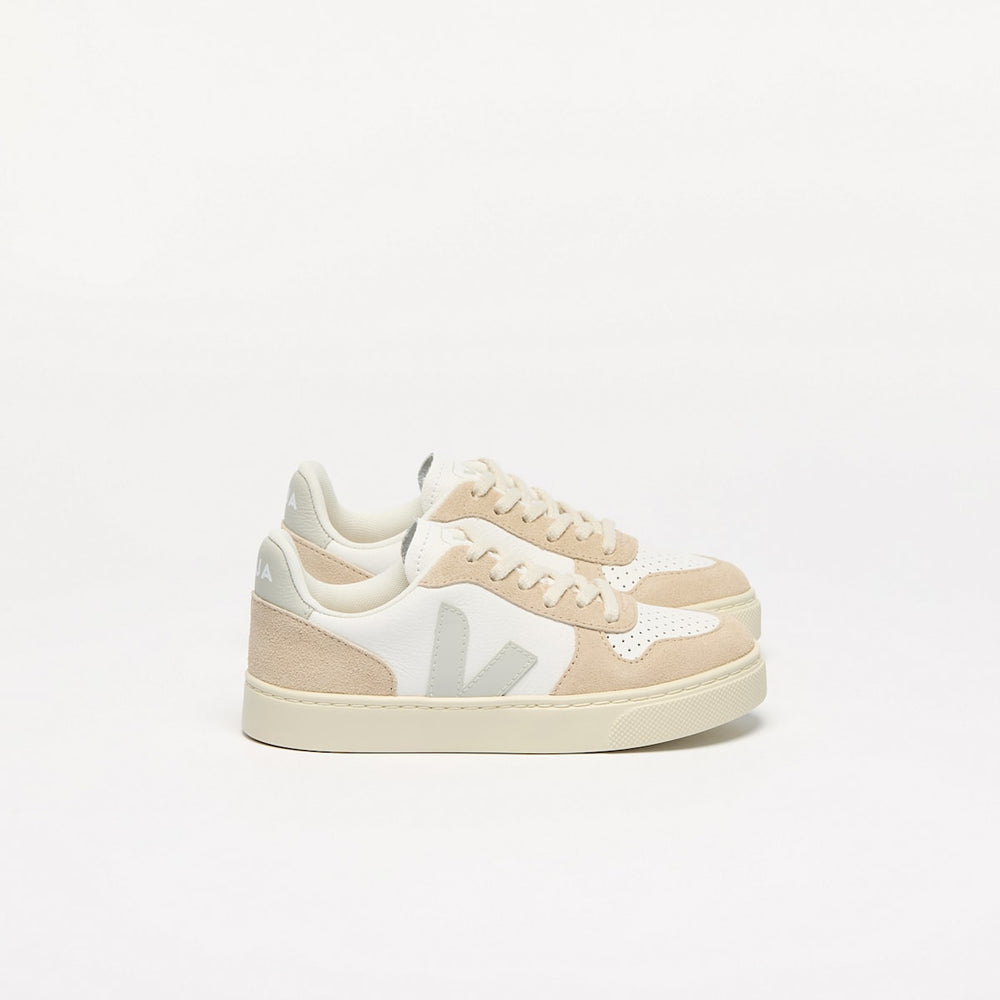 V-10 LEATHER WHITE NATURAL ALMOND — 1