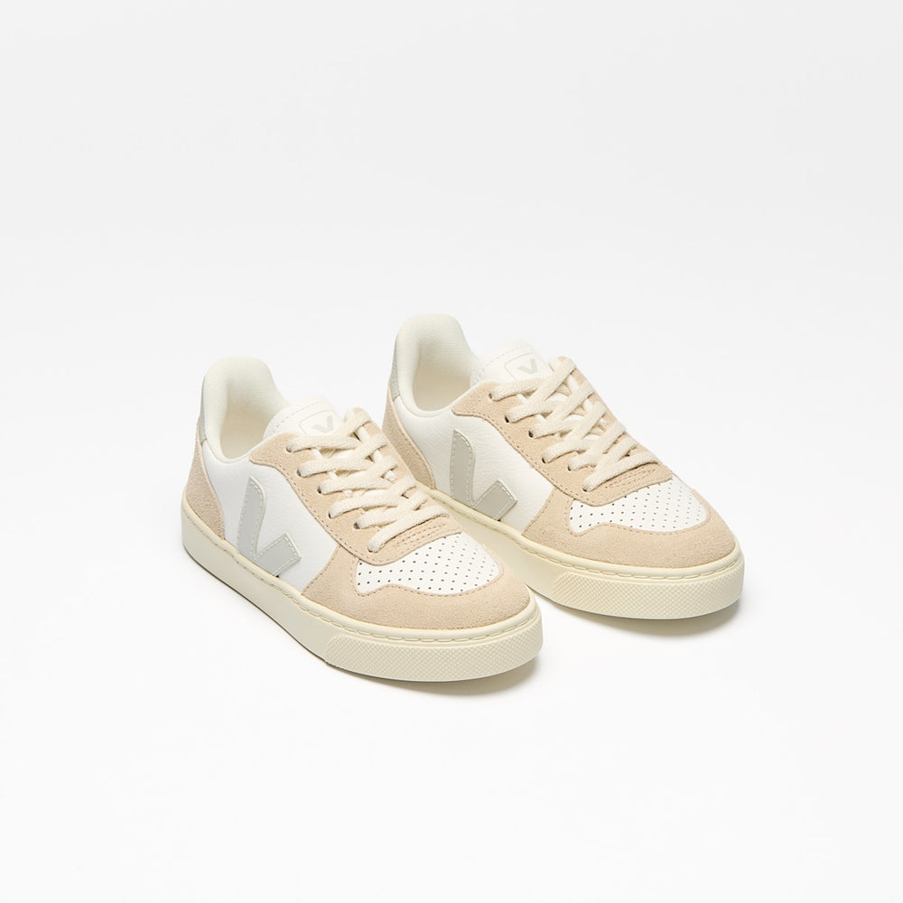 V-10 LEATHER WHITE NATURAL ALMOND — 2