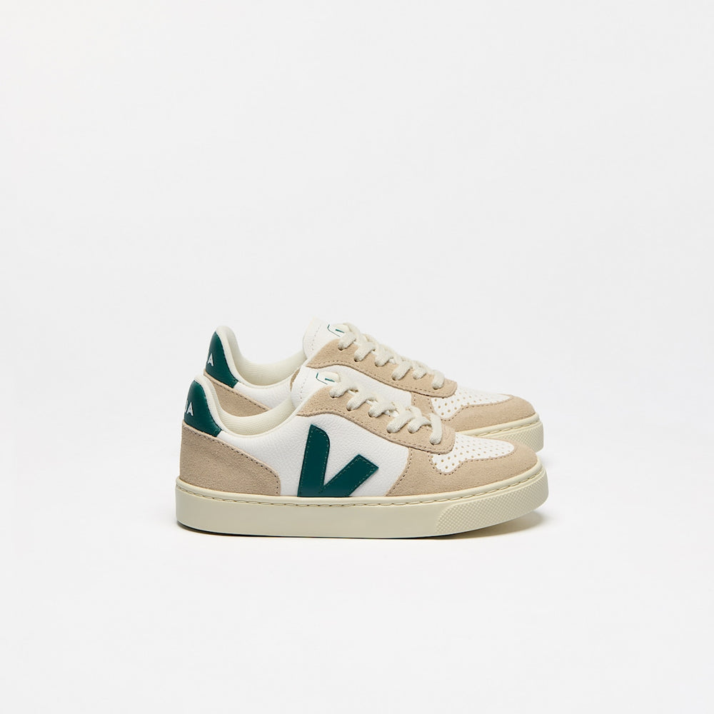 V-10 LEATHER WHITE BRITTANY ALMOND — 1