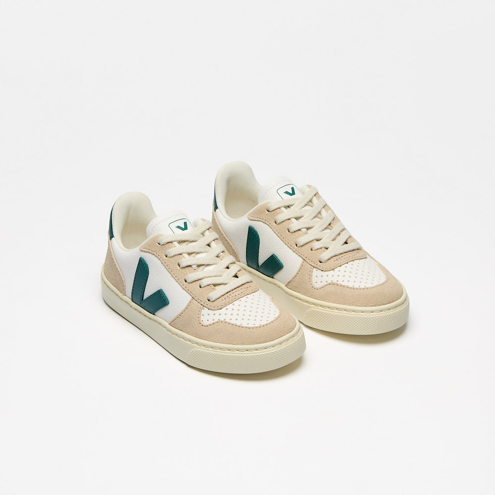 V-10 LEATHER WHITE BRITTANY ALMOND — 2
